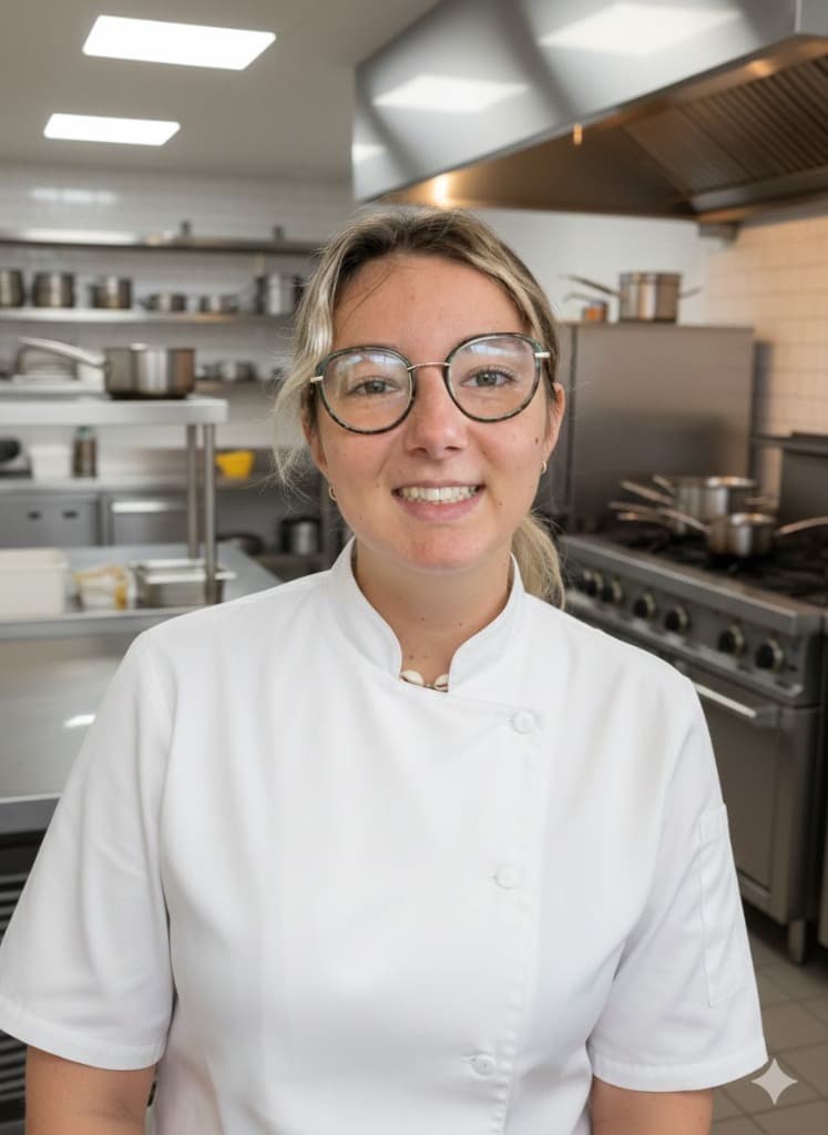 Chef Elisa in her kitchen